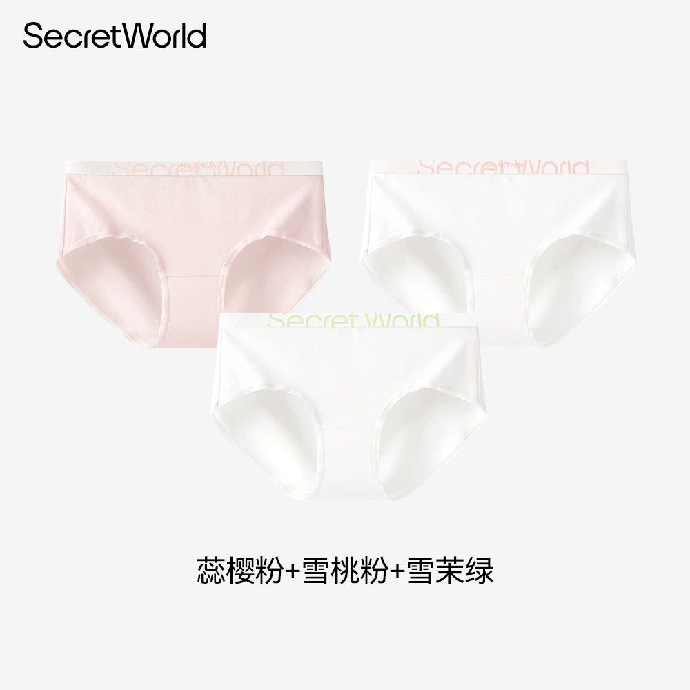 SecretWorld Cotton Antibacterial Mid-waist Briefs