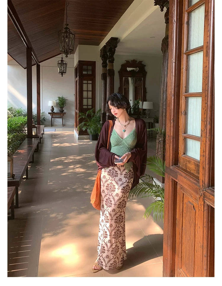KELIFAN Retro Fishtail Skirt
