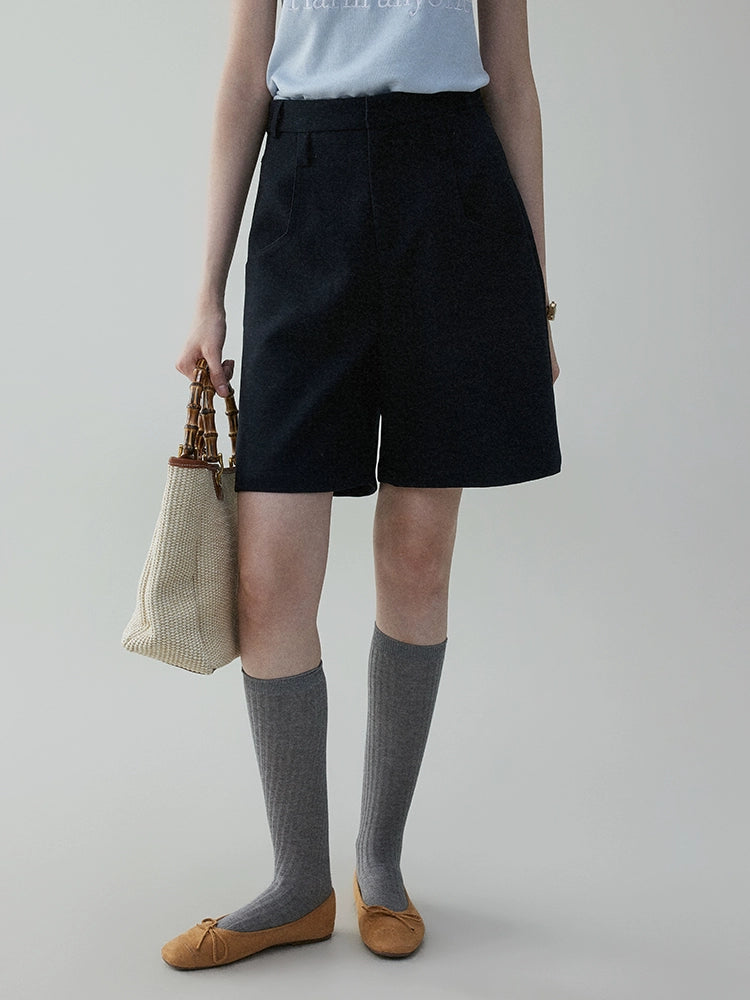 VOOE Korean Loose Casual Suit Five-point Pants