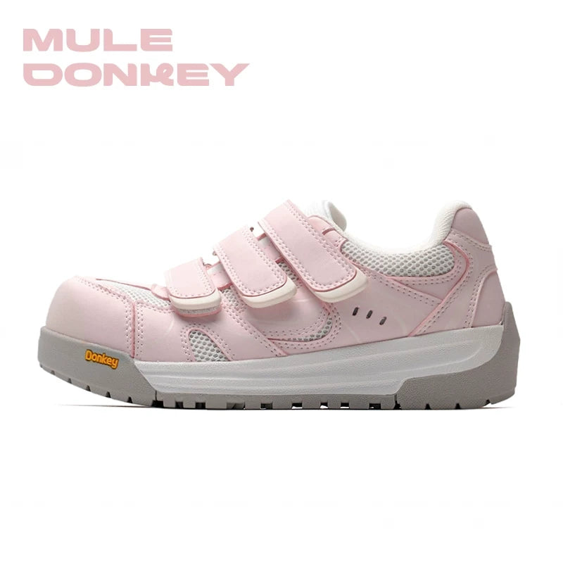 Donkey Sweet Cute Big Head Shoes Velcro Casual Shoes