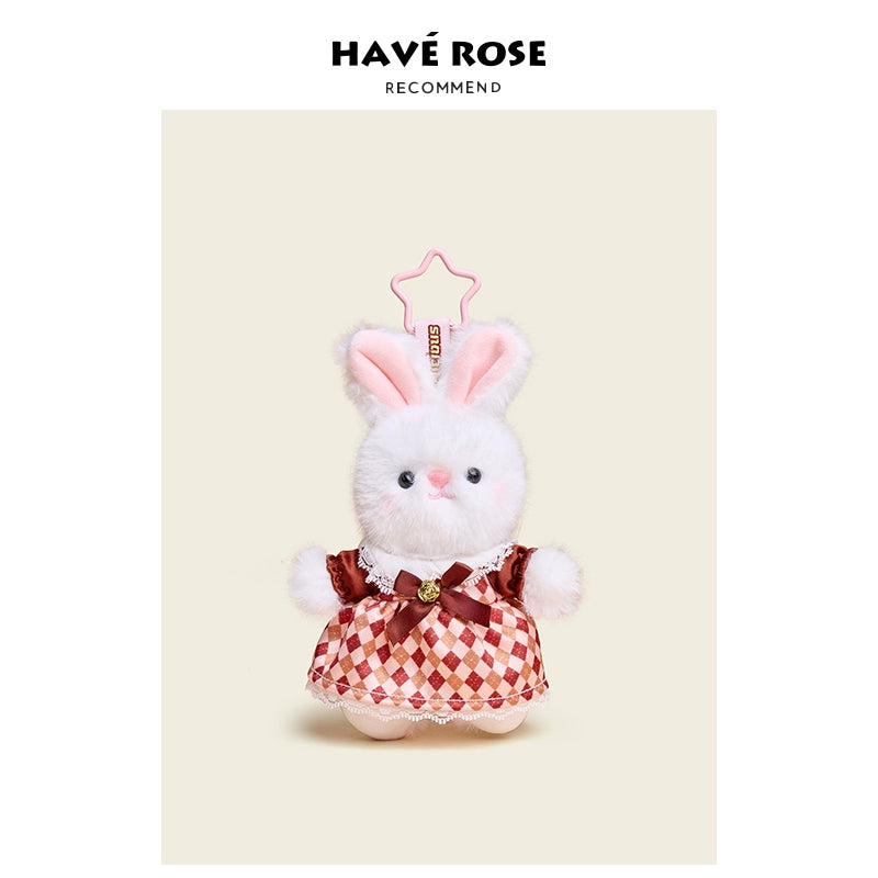 HAVEROSE Cake Bear Plush Doll Pendant