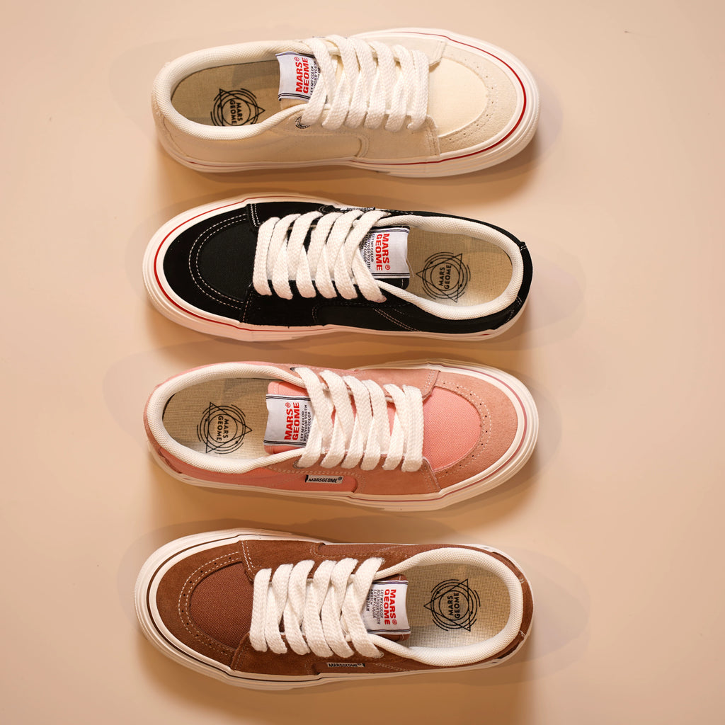 MARS GEOME Versatile Men's and Women's Low-top Spliced Board Shoes