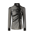 FINDYAWINGS Tulle Satin Shirt