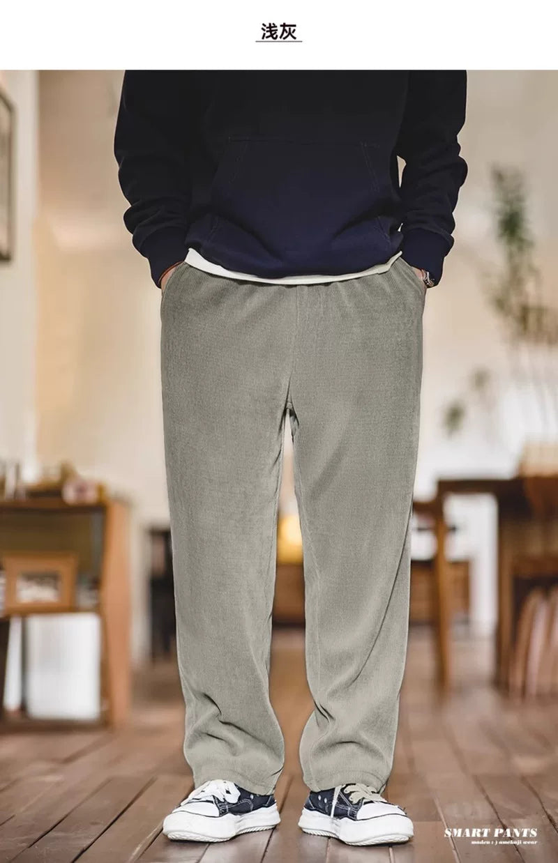 Madden Casual Chenier Straight Corduroy Pants