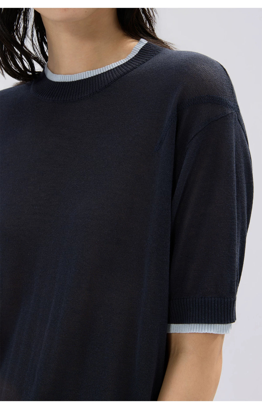 Sameuoo Versatile Casual Knit Tee