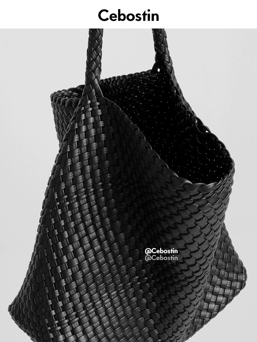 Cebostin Premium Sense Braided Large Capacity Tote Bag