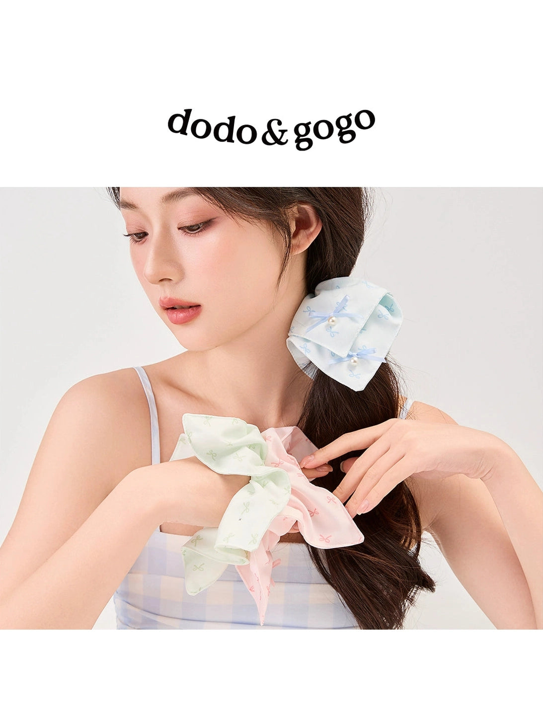 DODOGOGO Sweet Girl Wind Square Towel Hair Band