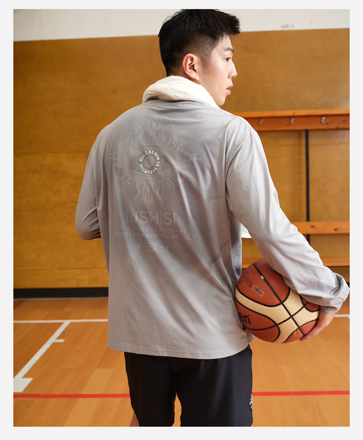 LUSHISI Cool and Comfortable Sports Quick-drying Casual Long Sleeves