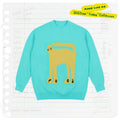 MoodLikeMe Cat Contrast Loose Knitted Sweater