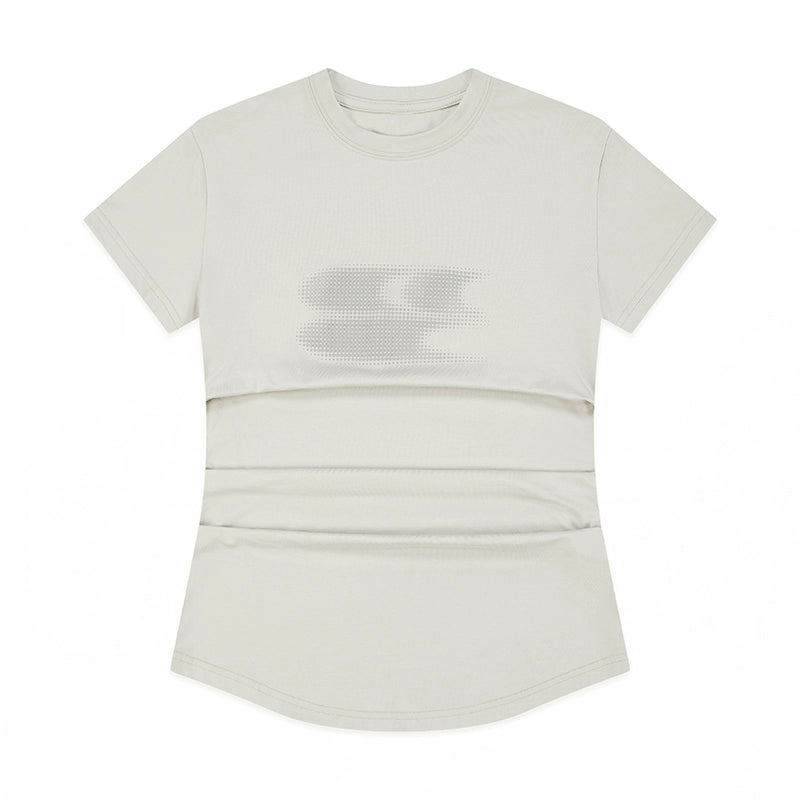 CryingCenter Gradual Change Classic Logo Round Neck Cool Tee
