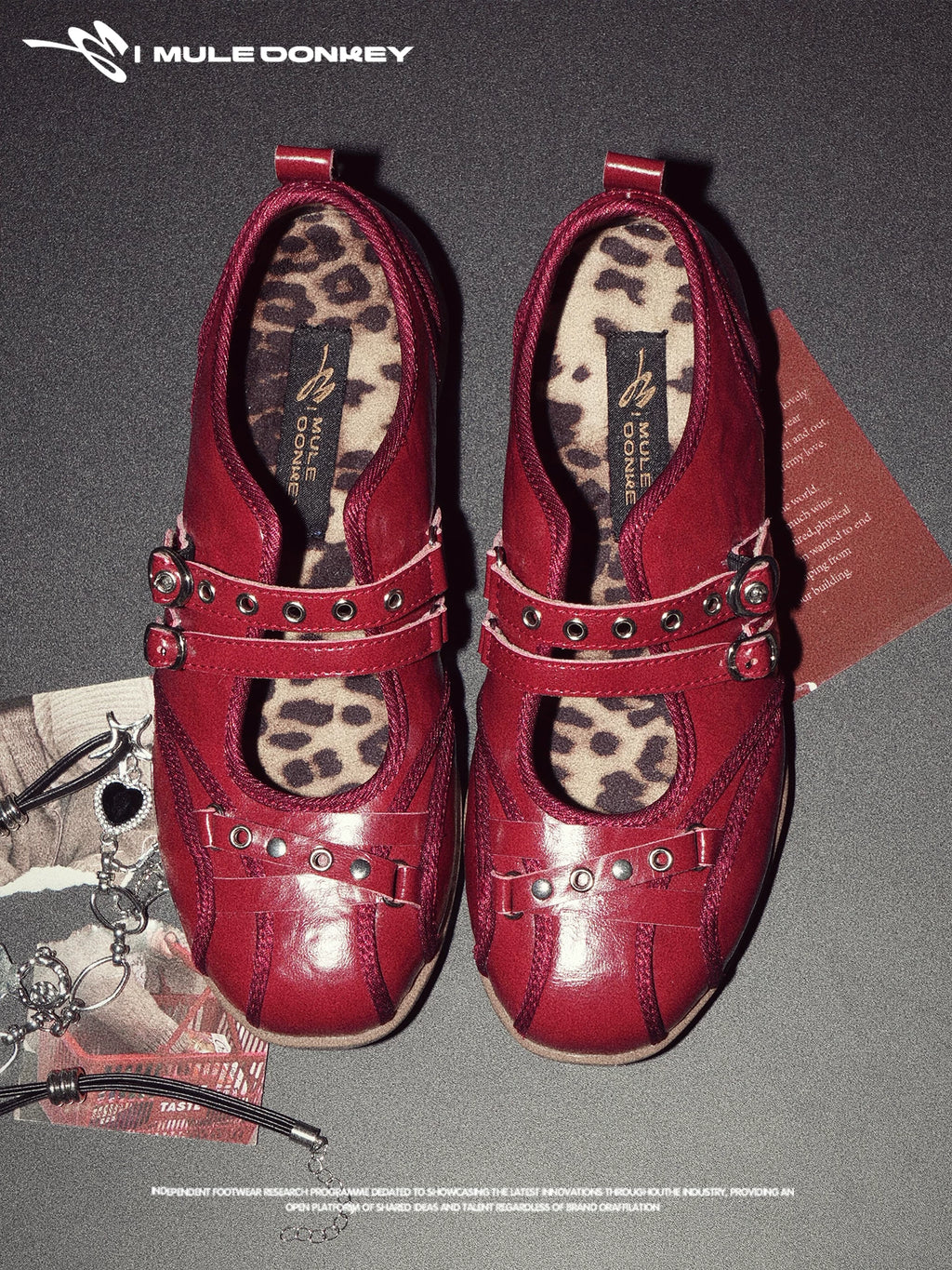 Donkey Rivet Flat Shoes