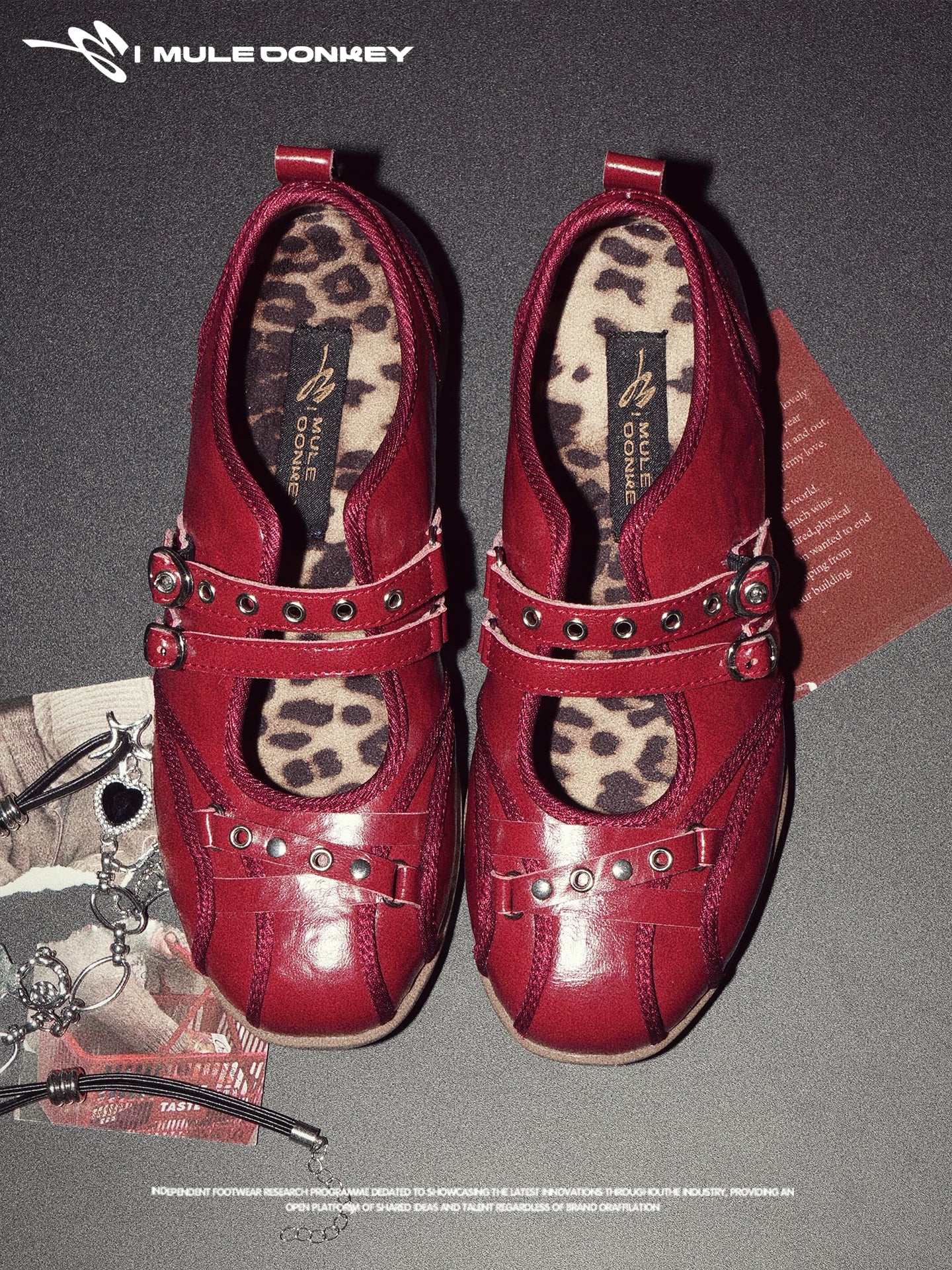 Donkey Rivet Flat Shoes