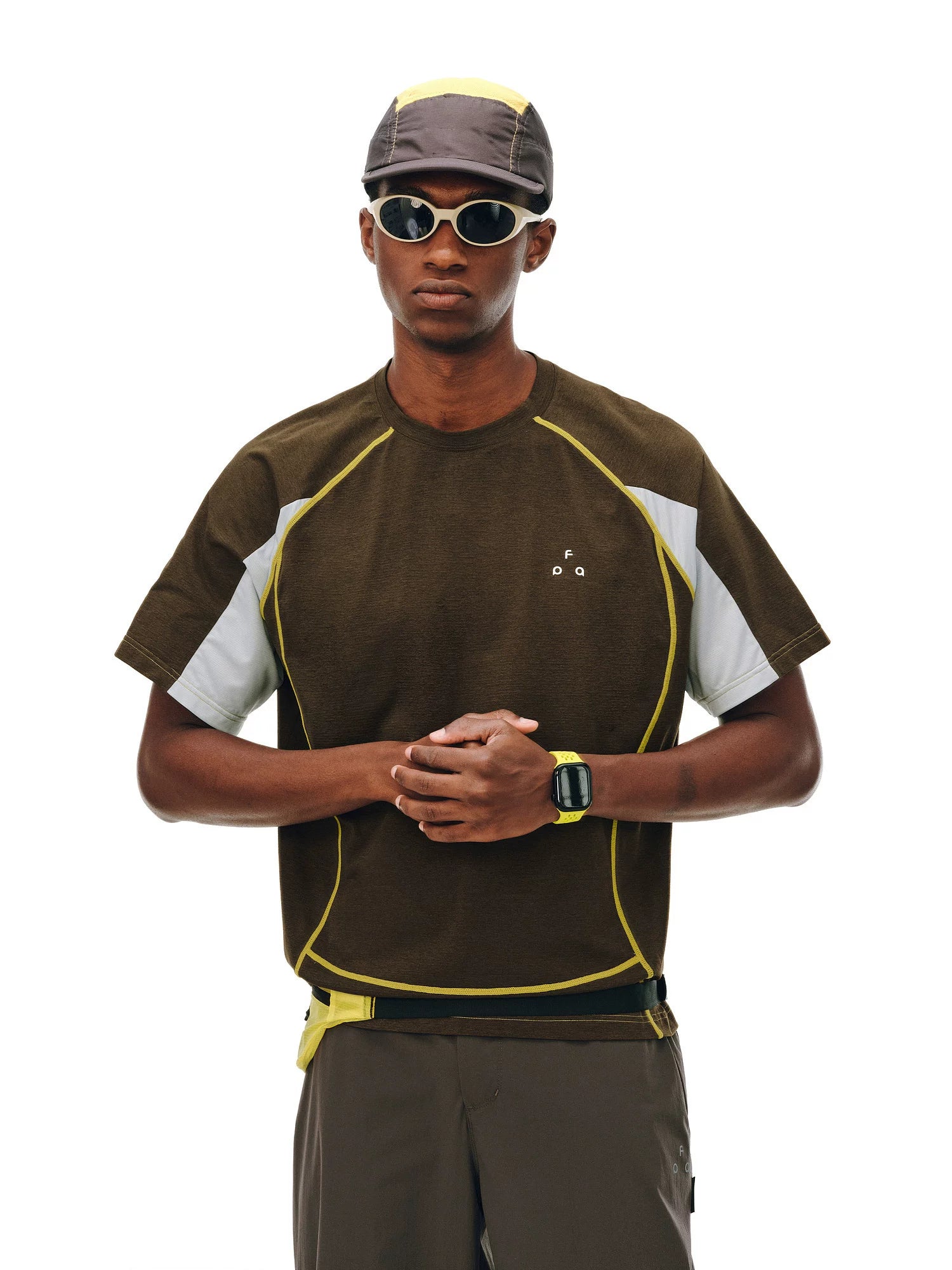 FPA Contrasting Splicing Quick Drying Casual Tee
