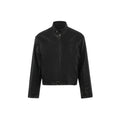 INTENT Casual Stand-up Collar Short Jacket