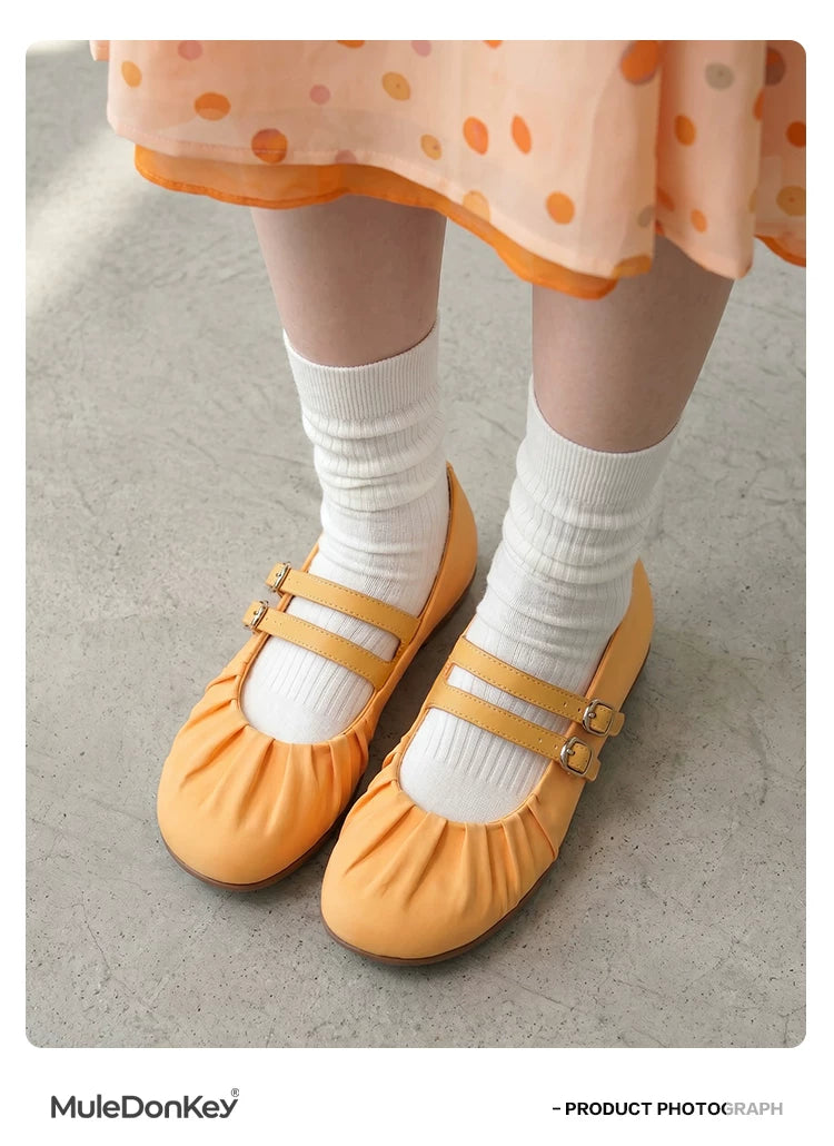 Donkey Flat-bottomed Shallow Mouth Soft-soled Shoes