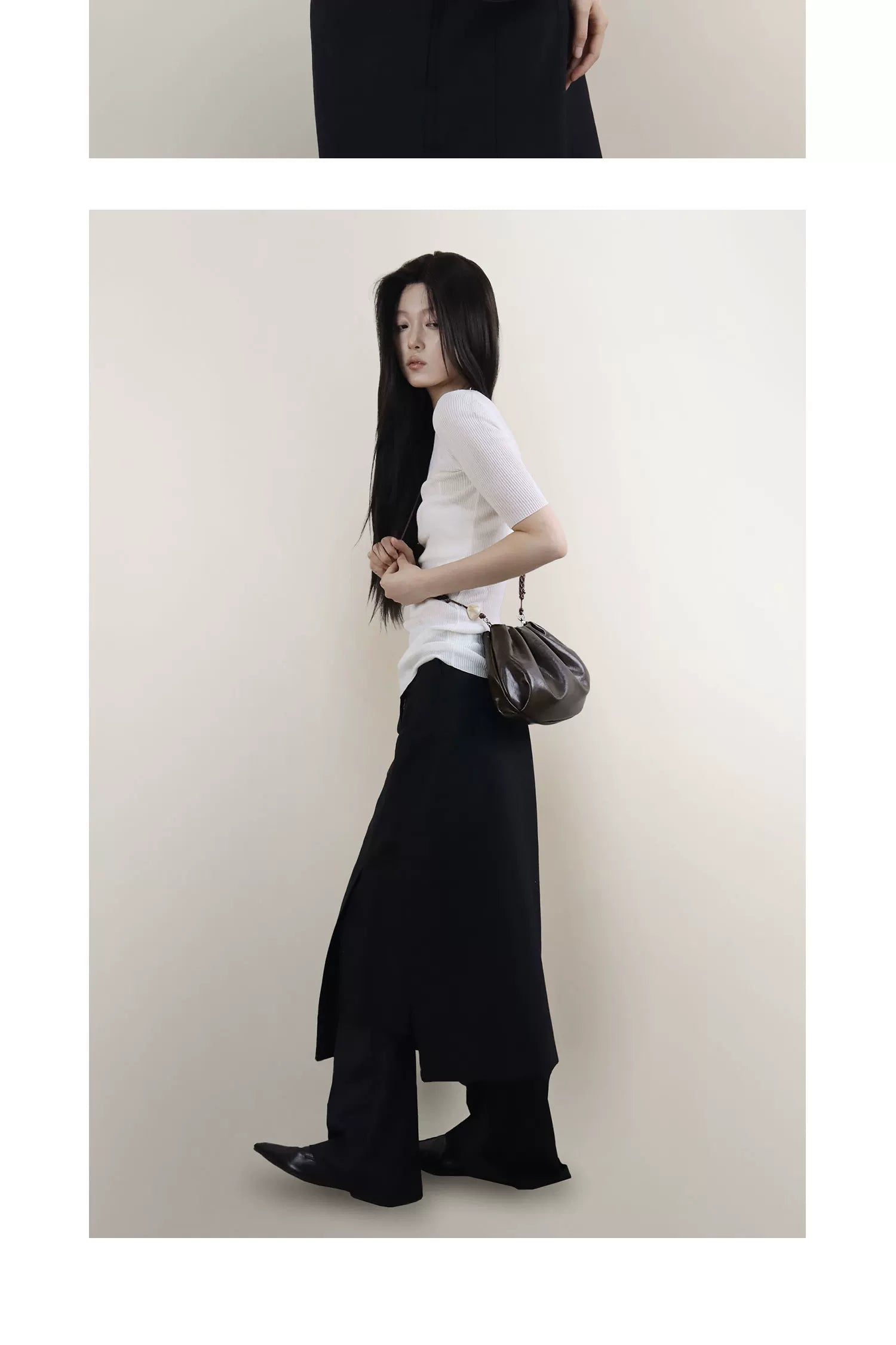 Heelwood Beaded Pleated Messenger Bag
