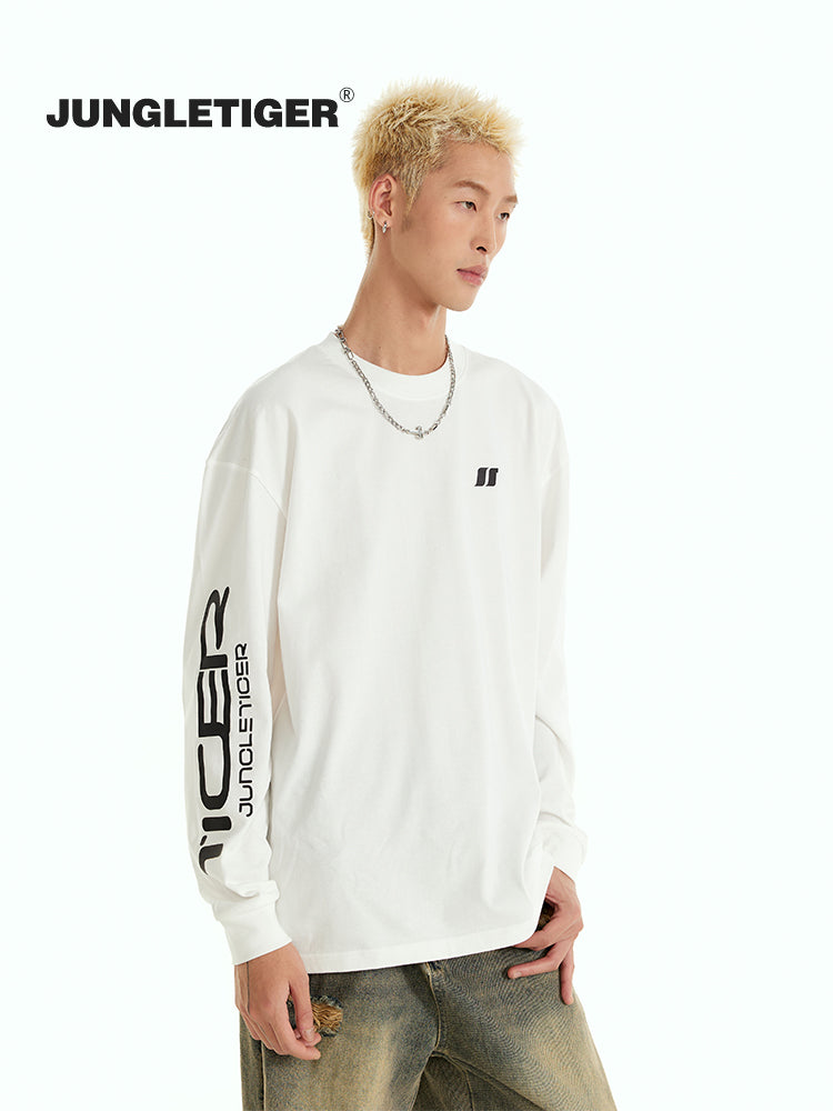 Jungle Tiger Basic Sleeve Sports Long Sleeve tee