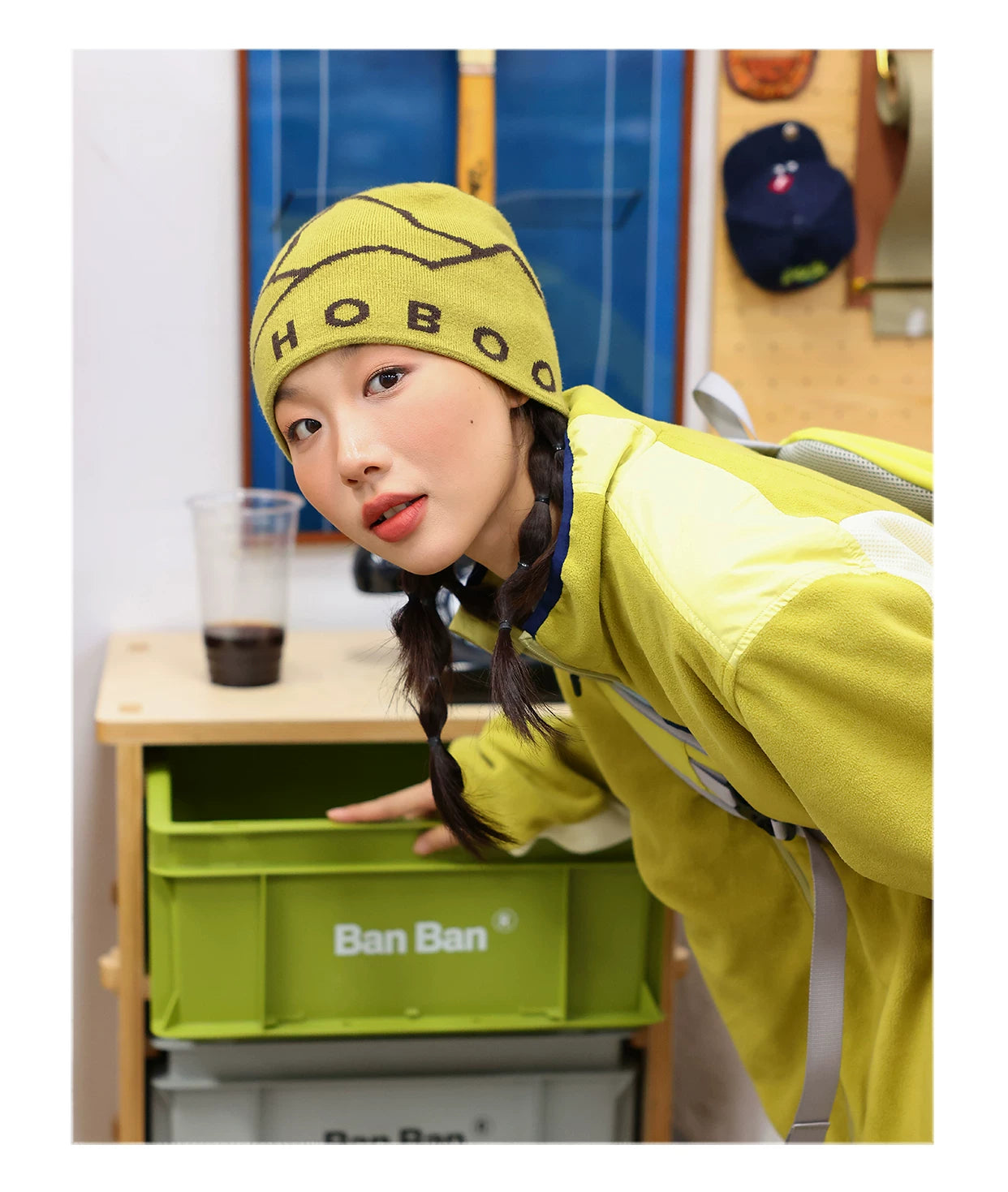 THE HOBOO Casual Outdoor Mountaineering Knitted Hat