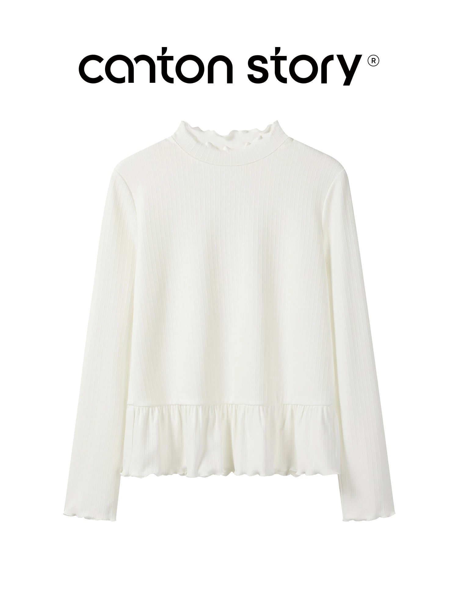 Cantonstory Fungus Edge Slim Bottom Long Sleeve