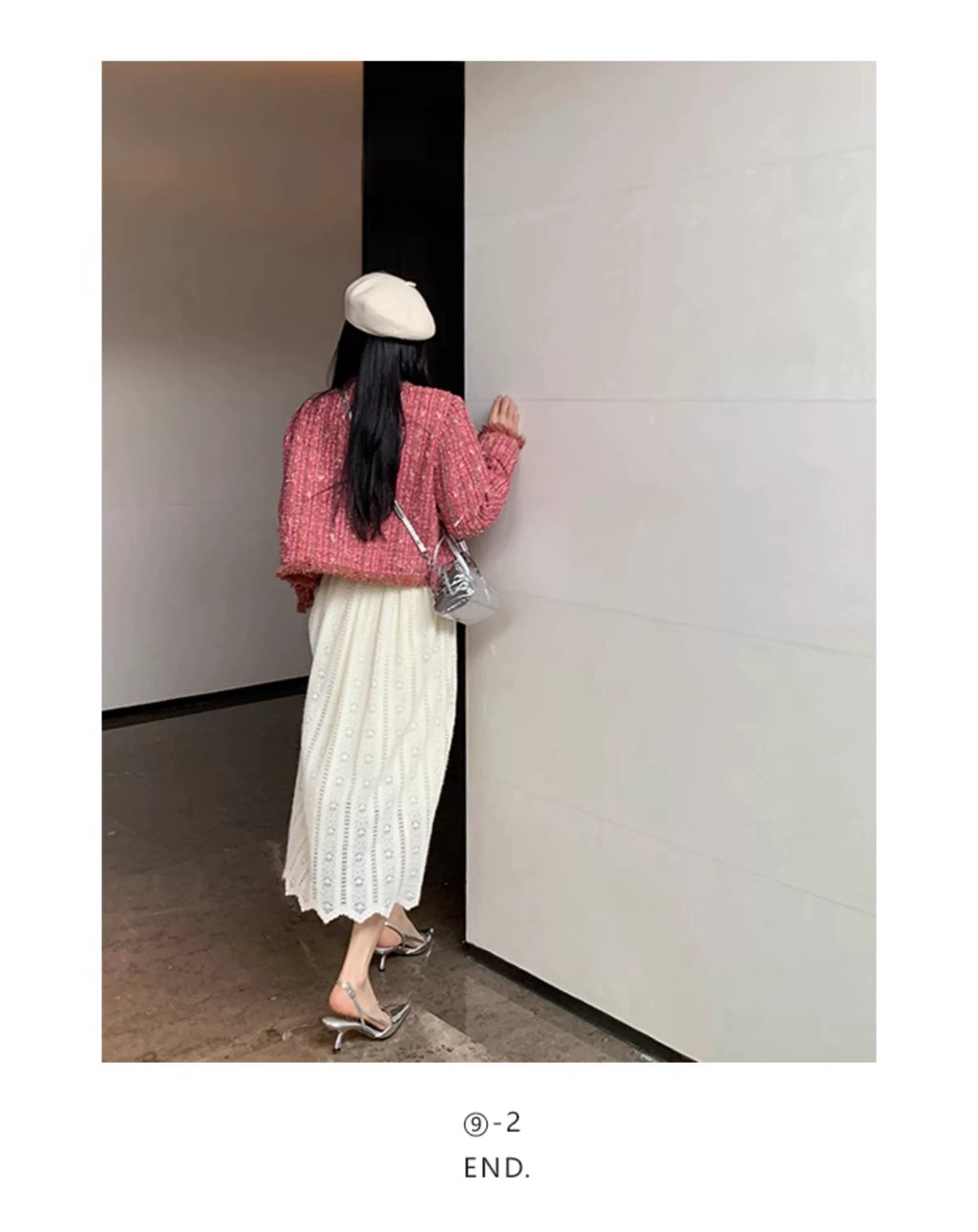 Cebostin Bag Head with Pointed High Heels
