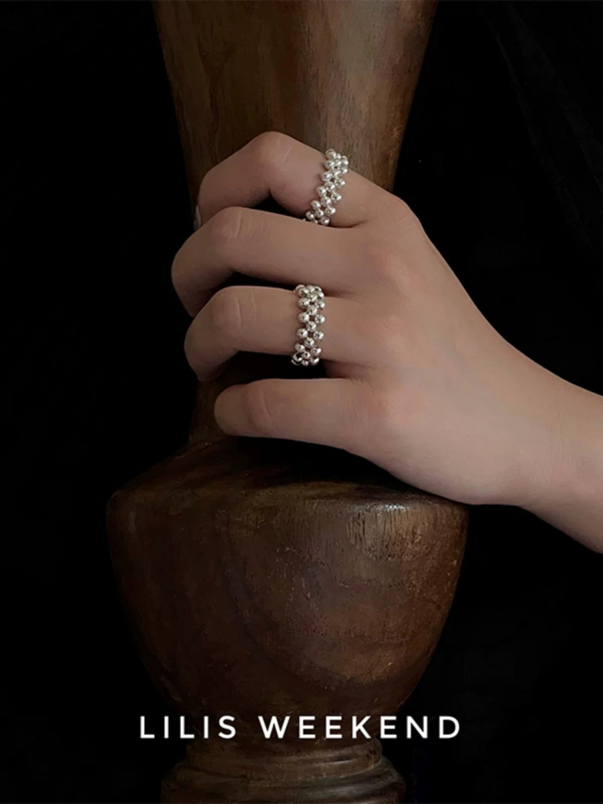 Lilis Weekend Vintage Niche Versatile Ring