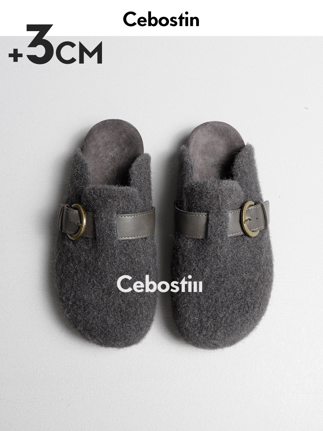 Cebostin Height Increase Outer Wear A Pedal Lazy Shoes