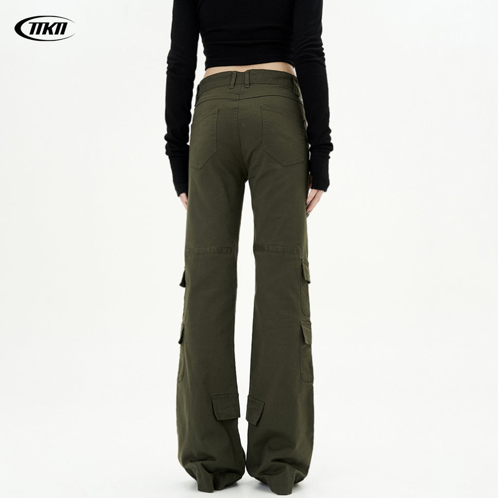 11KN  women's micro-pull vibe slim-fit Pants