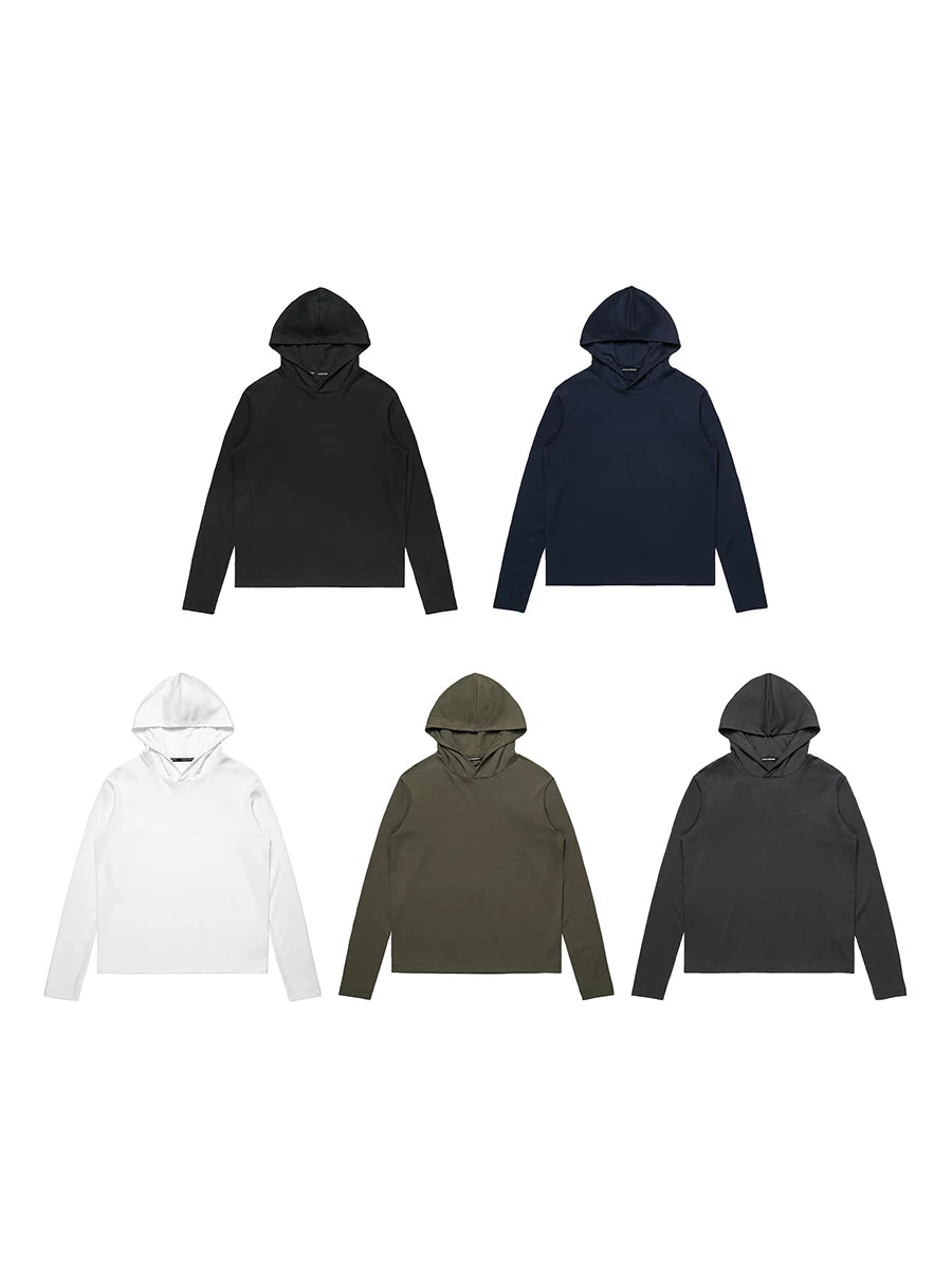 Plus No Logo Quick-drying Sports Hooded Long Sleeves