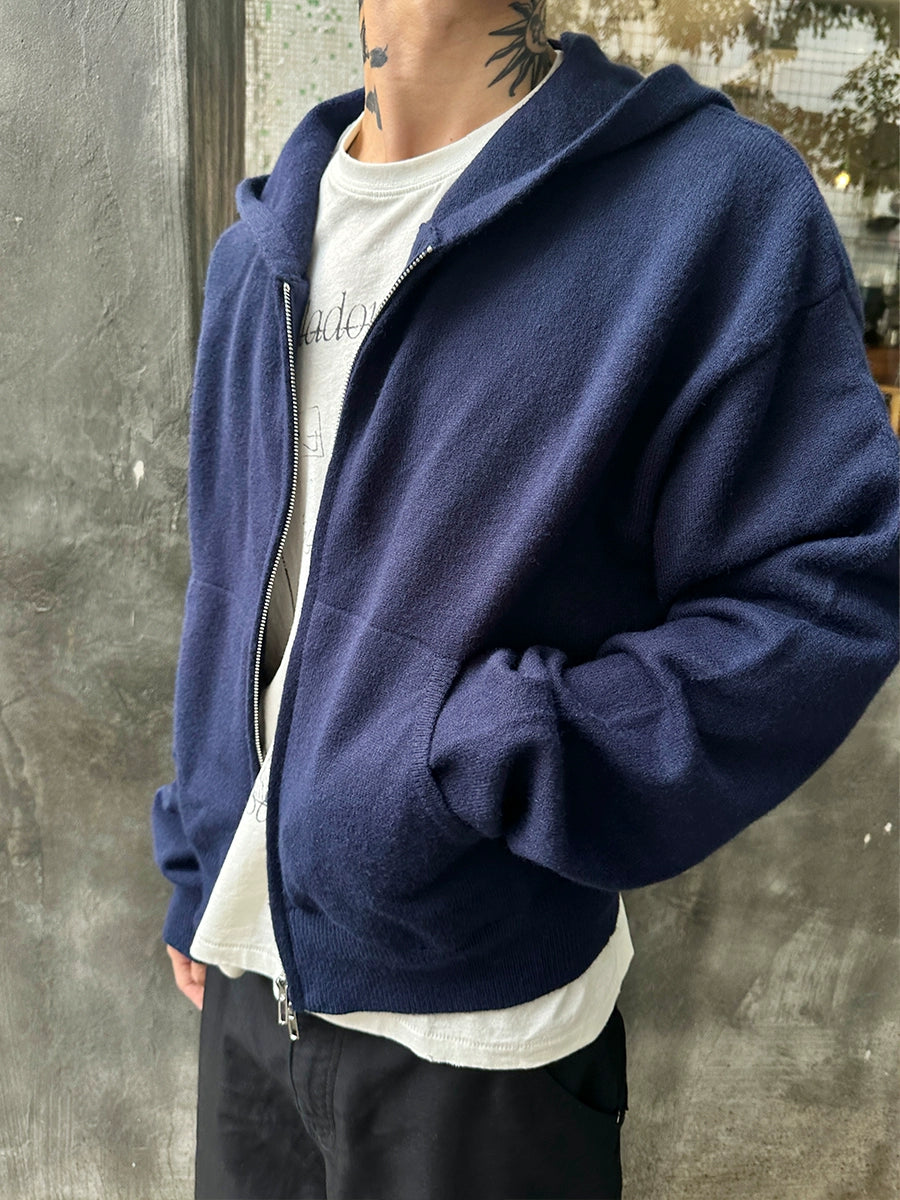 BRG Casual Soft Knitted Sweater Hoodie