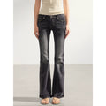 WITHMIN Low-rise Slim-fit Straight Jeans