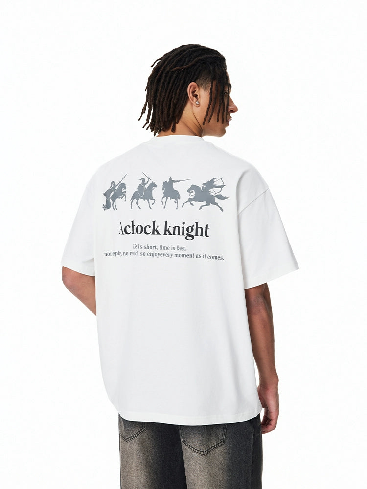Achock Knight Print Casual Tee