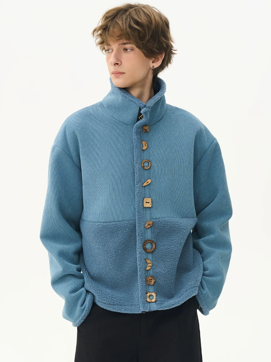 CNEW Vintage Corduroy Splicing Jacket