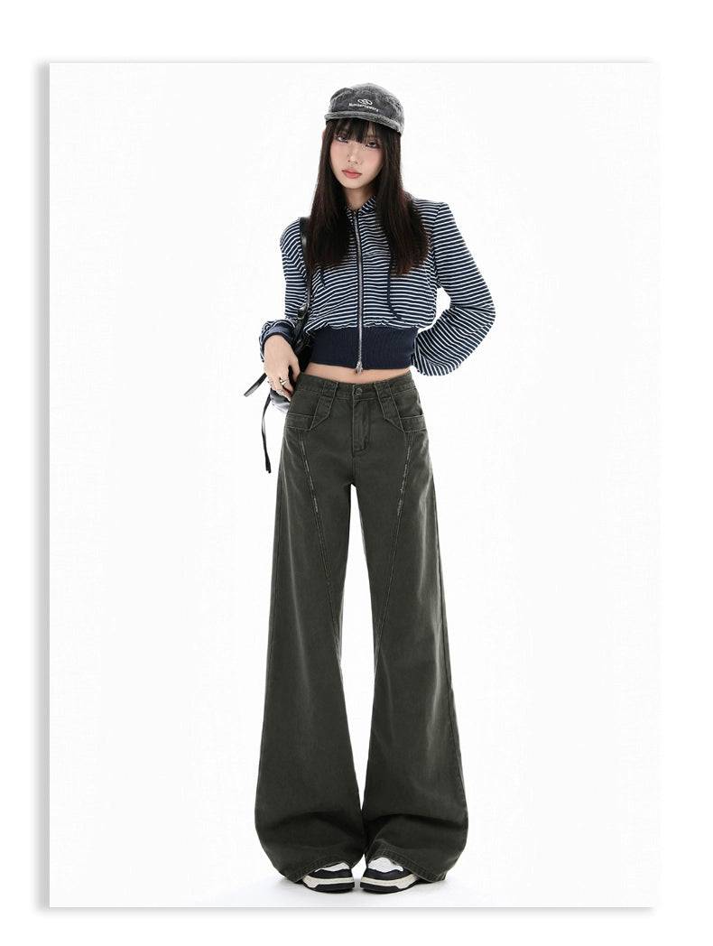 KPSR Vintage Slightly Stretched Wide-Leg Jeans
