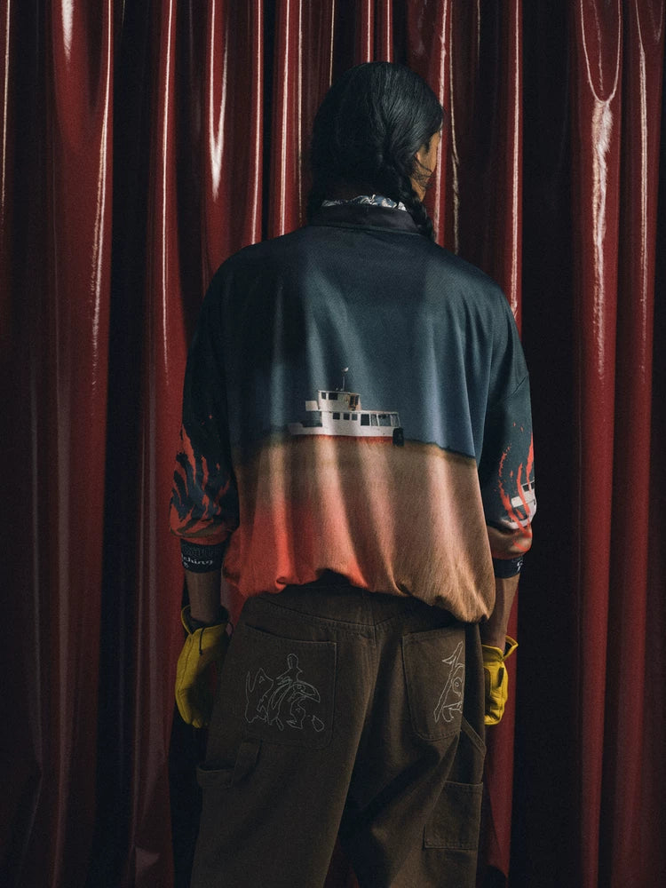 TREclub Full of Prairie Print Casual Long Sleeves