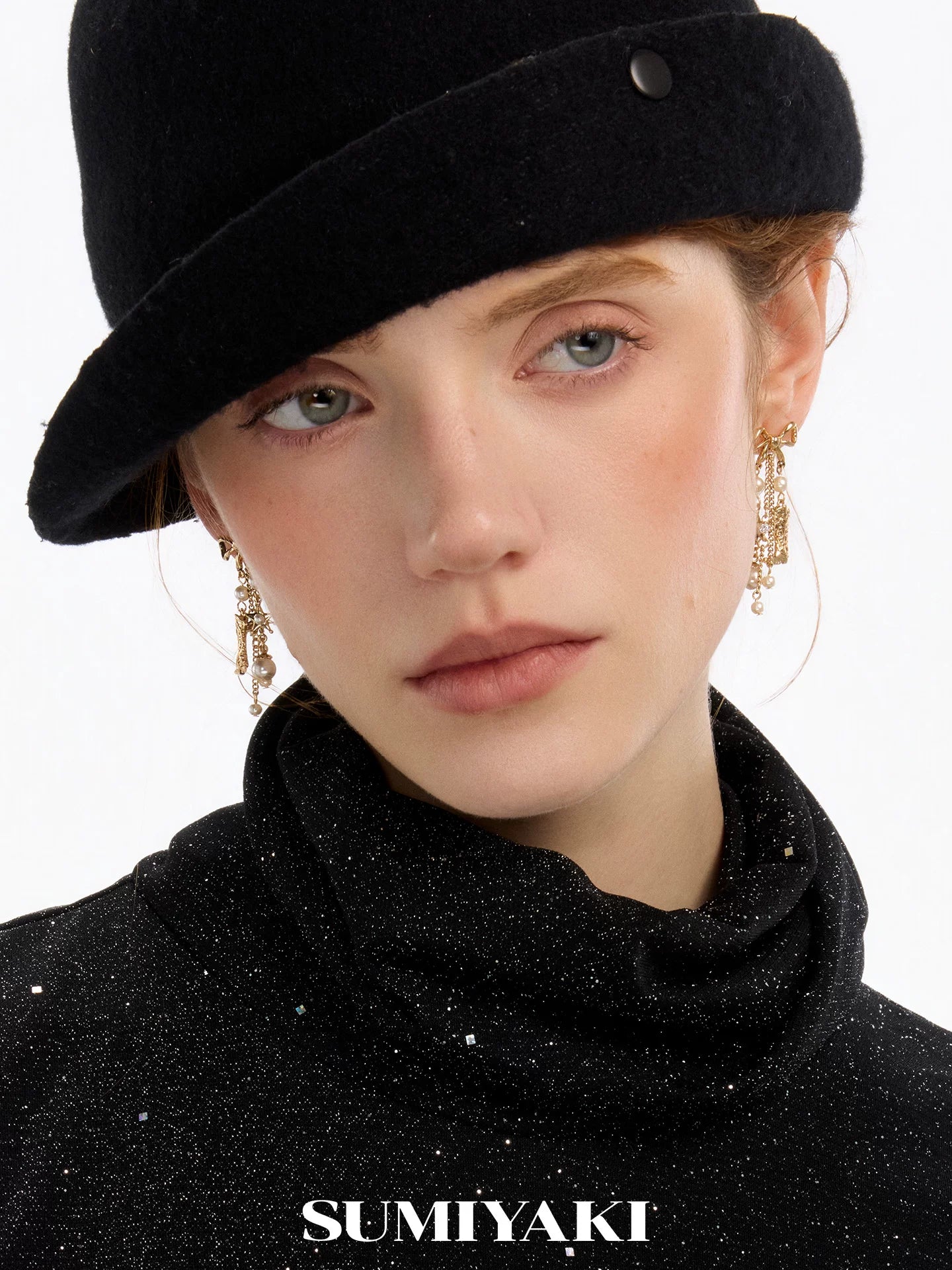 SUMIYAK Bow Tassel Earrings