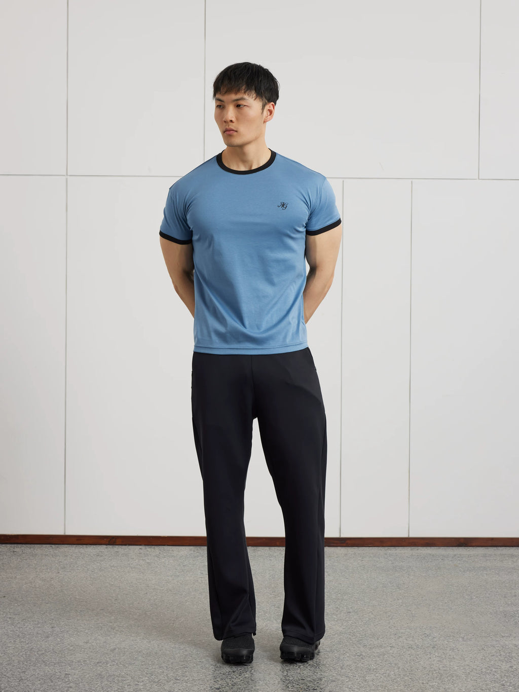 AFTERGLOW Vintage Contrast Casual TEE