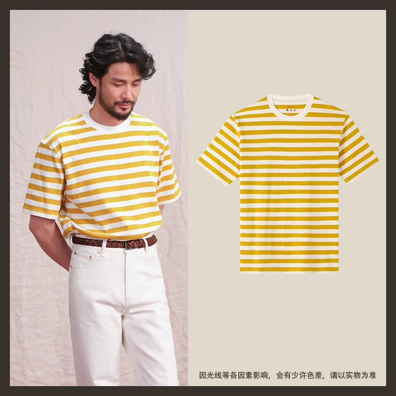 CULTUM Retro Sport Wide Striped Tee