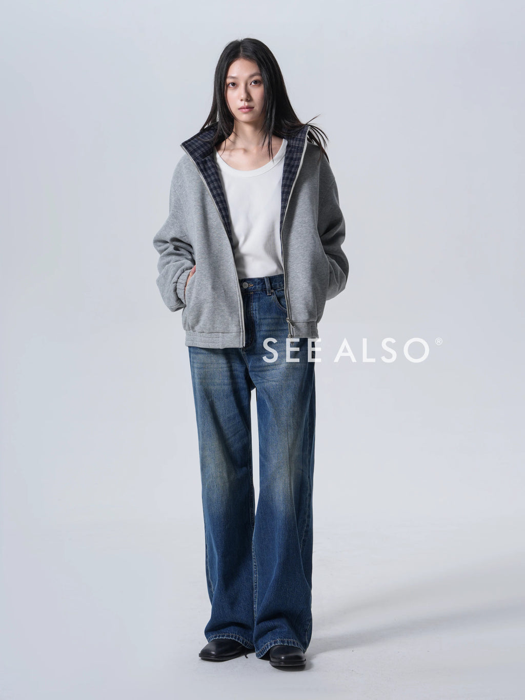 SEE ALSO Super Worsted Combed Cotton Straight Slack Jeans