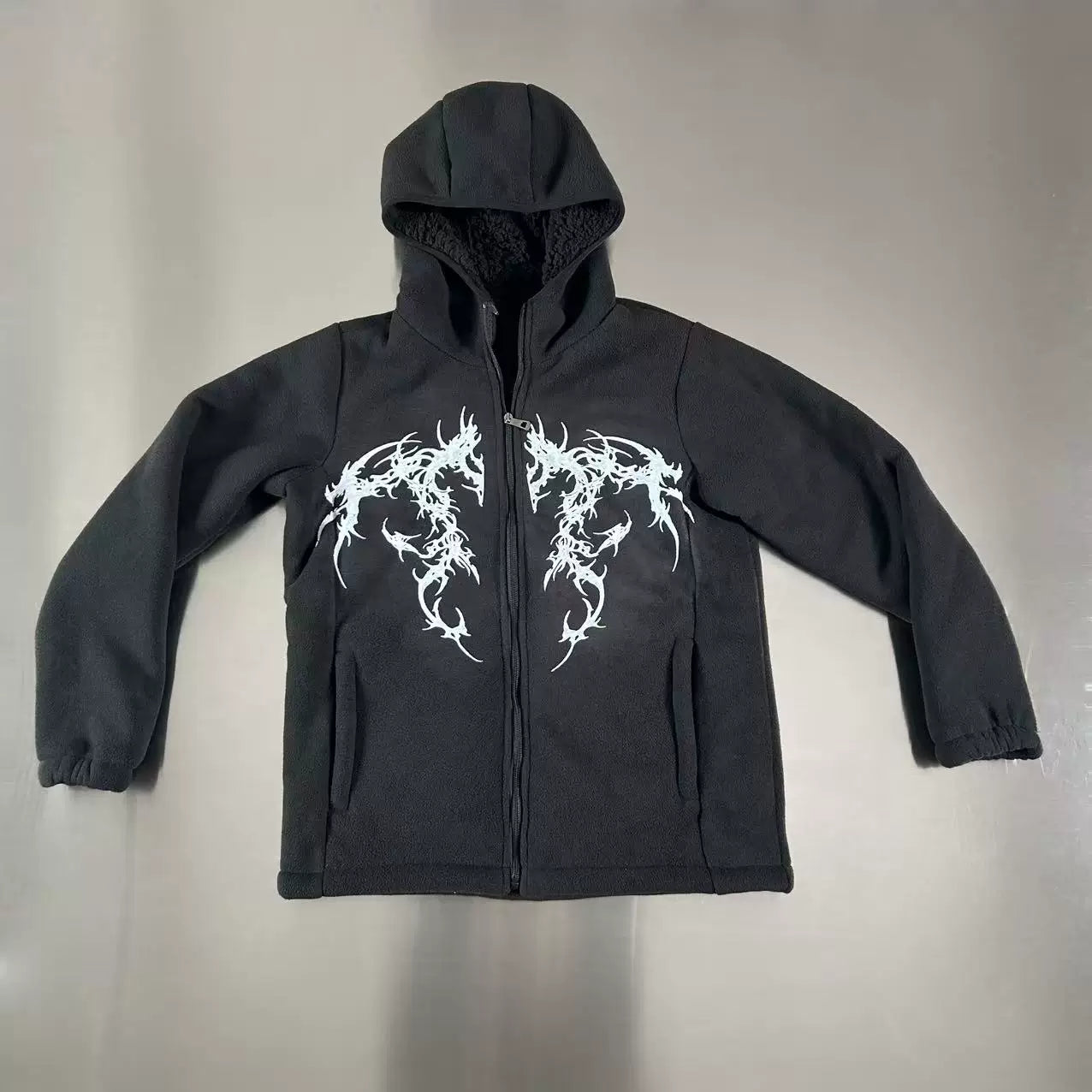 WEBBAR Vintage Loose Extra Thick Fleece Jacket