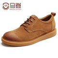 Maden Retro Low-top Casual Big-head Leather Shoes
