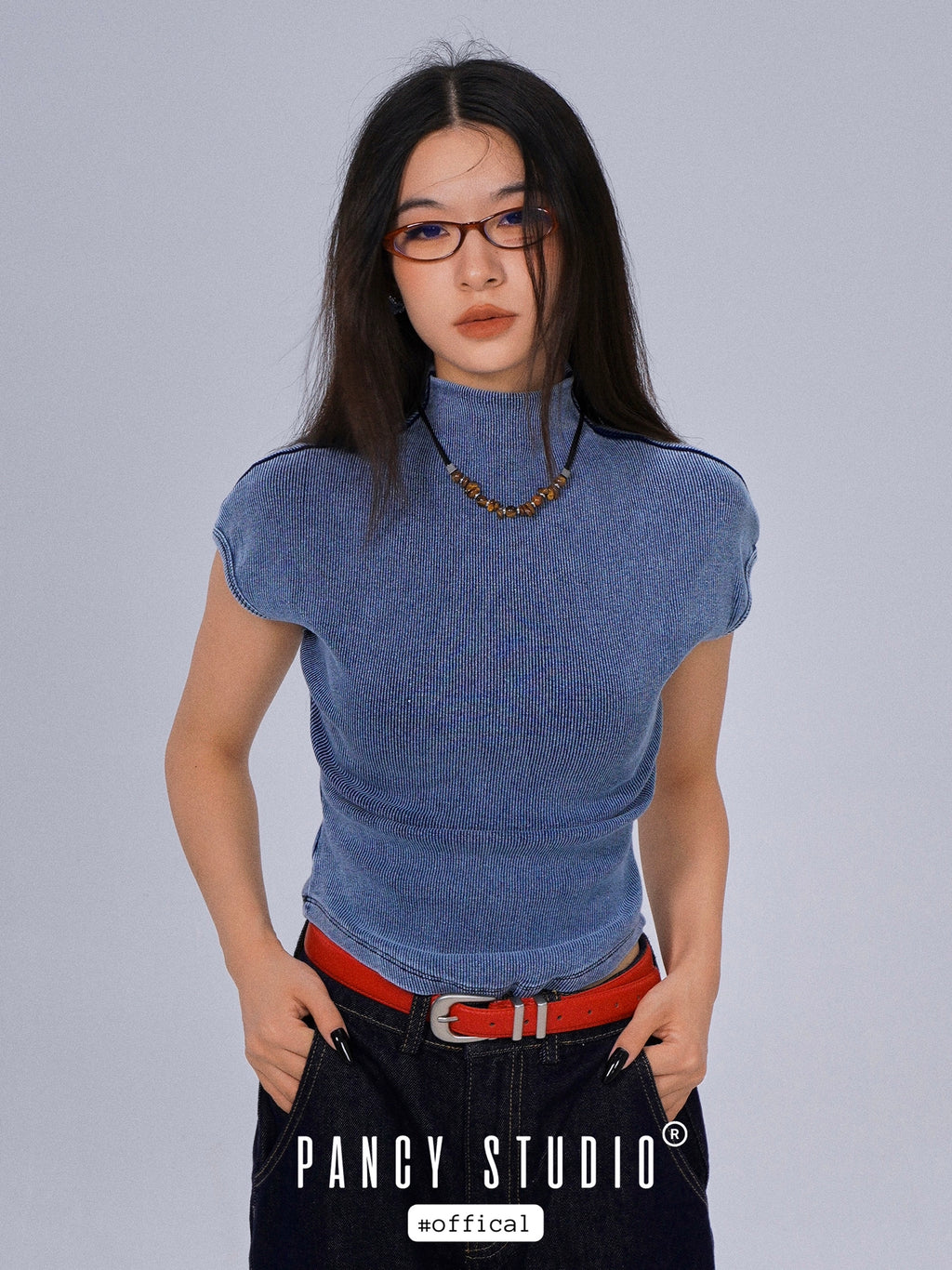 PANCY Maillard Retro Natural Stone Beaded Necklace