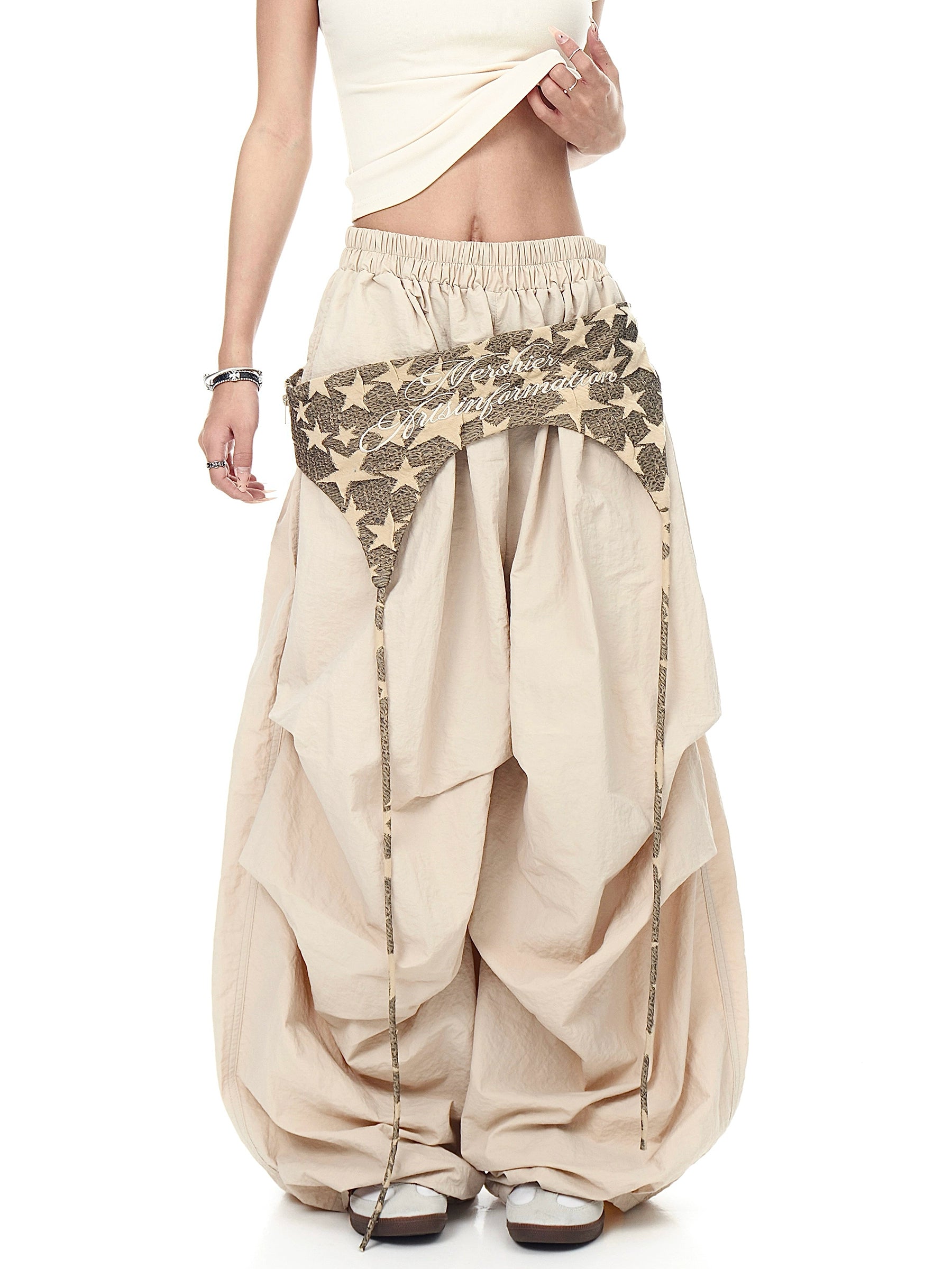 BLACKLISTS Waist-sealed Fart Curtain Paratrooper Cargo Pants