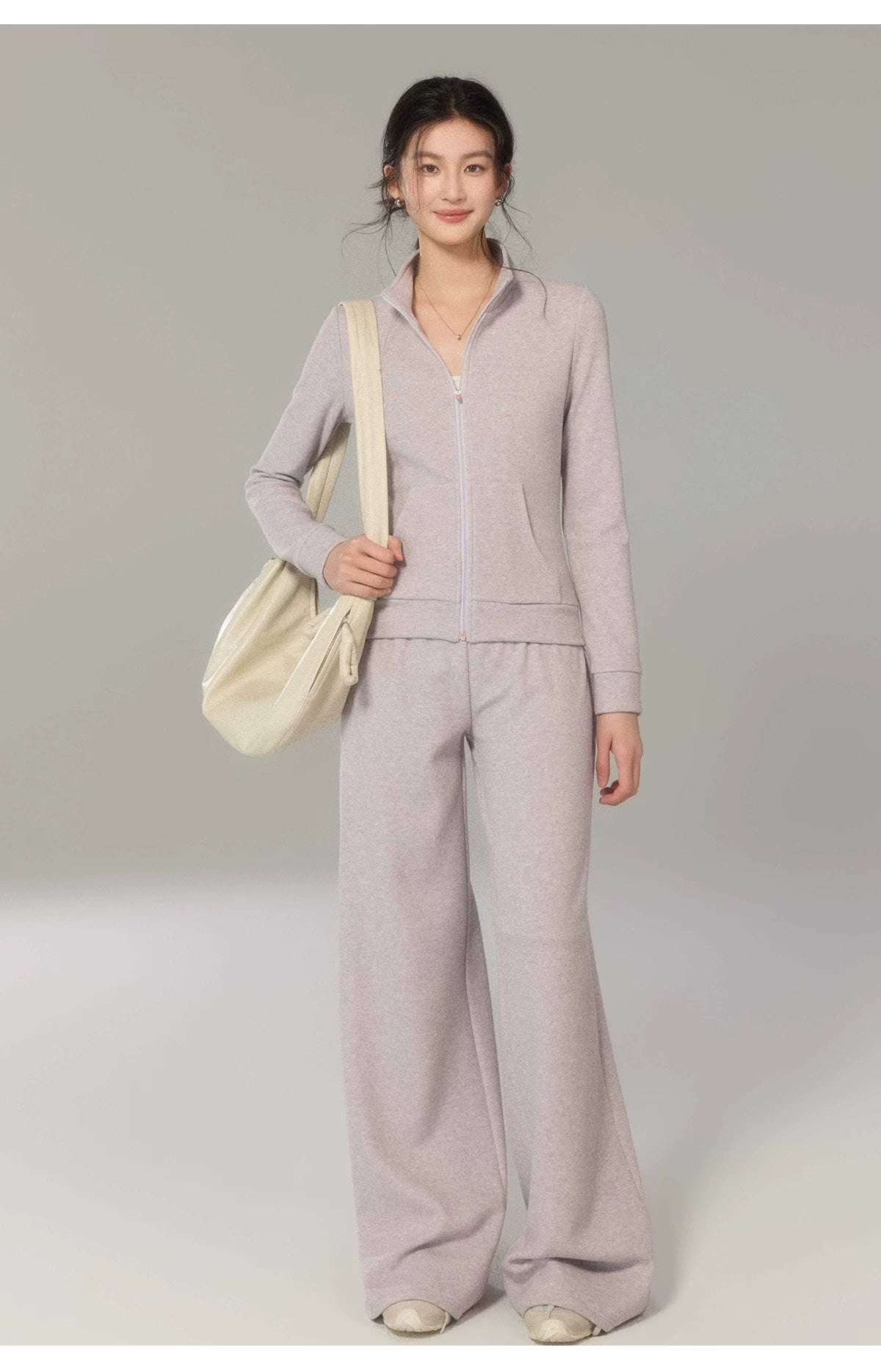 TYANG Stand-up Collar Sports and Leisure Slim Suit