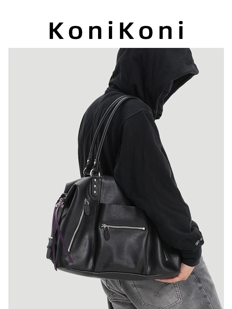 KoniKoni Large Capacity Casual Shoulder Bag