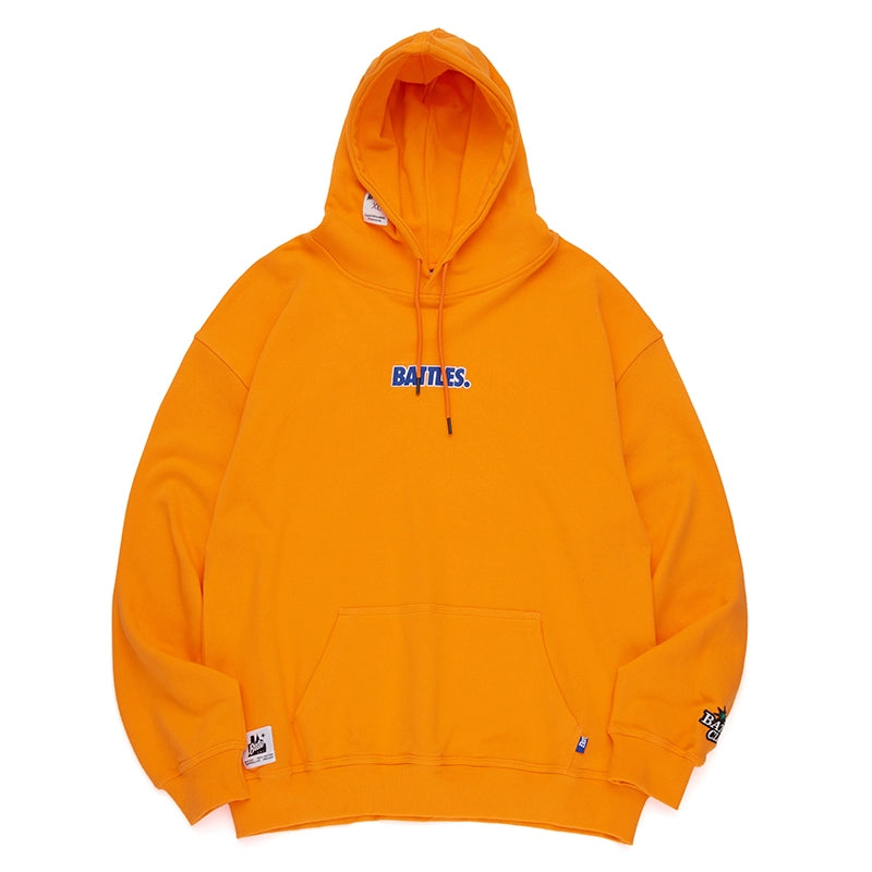 Battles Embroidered Cotton Terry Hooded Sweater
