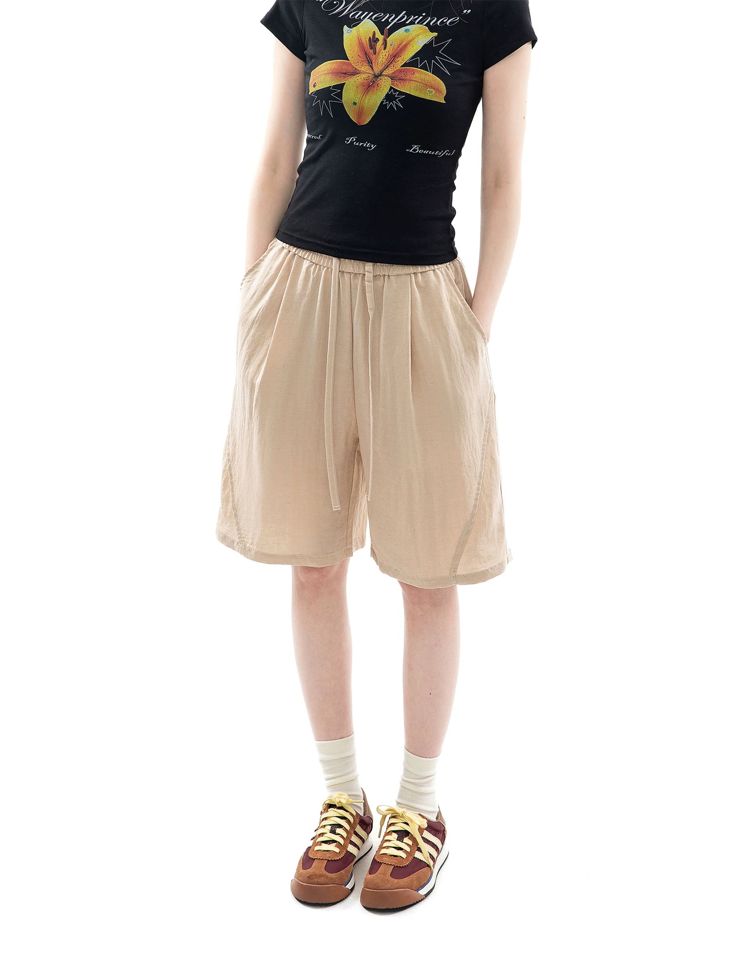 CHANT2nd Wide-leg Casual Shorts