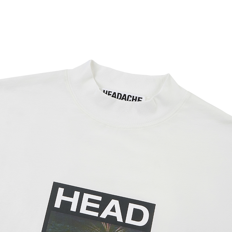 HEADACHE Pattern Print Oversize Casual Tee