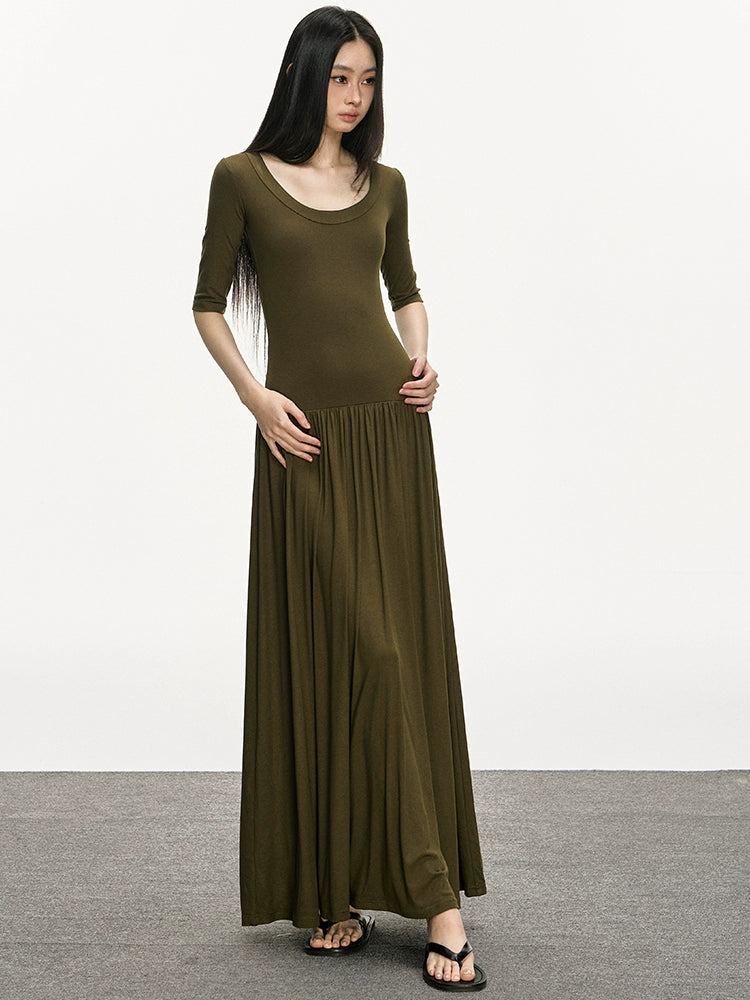 Anna Aneae Ballet Pleated Waist Dress