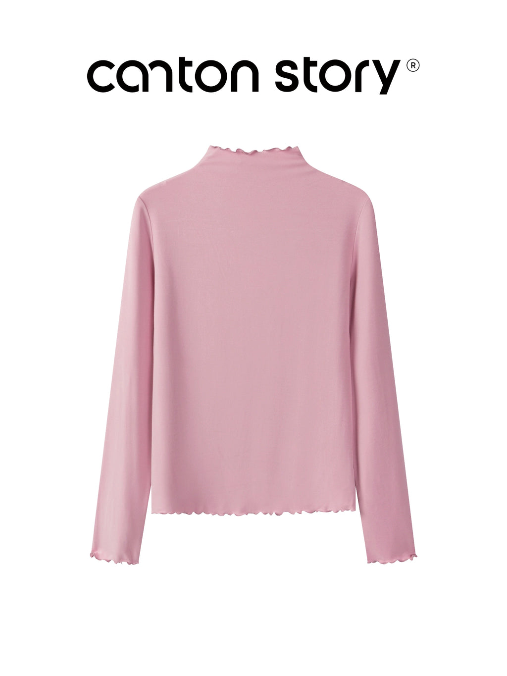 Cantonstory Shoulder Casual Versatile Bottom Shirt