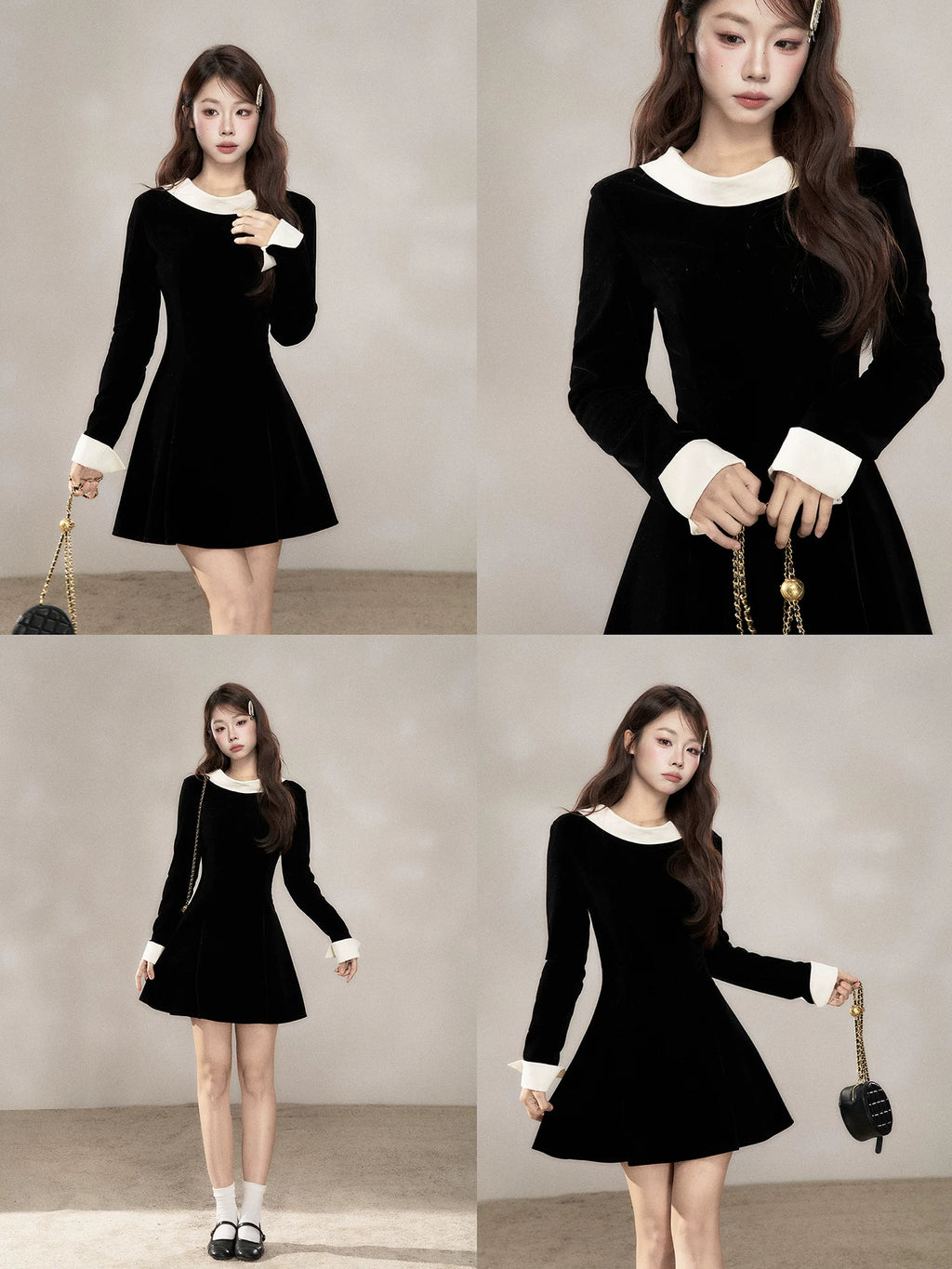 Wildberry Skinny Long Sleeve Dress